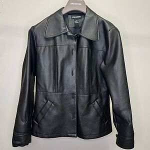 Vintage Vegan Leather Jacket